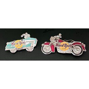 Hard Rock Cafe Motorcycle Pins Orlando & Myrtle Beach Souvenir Pin